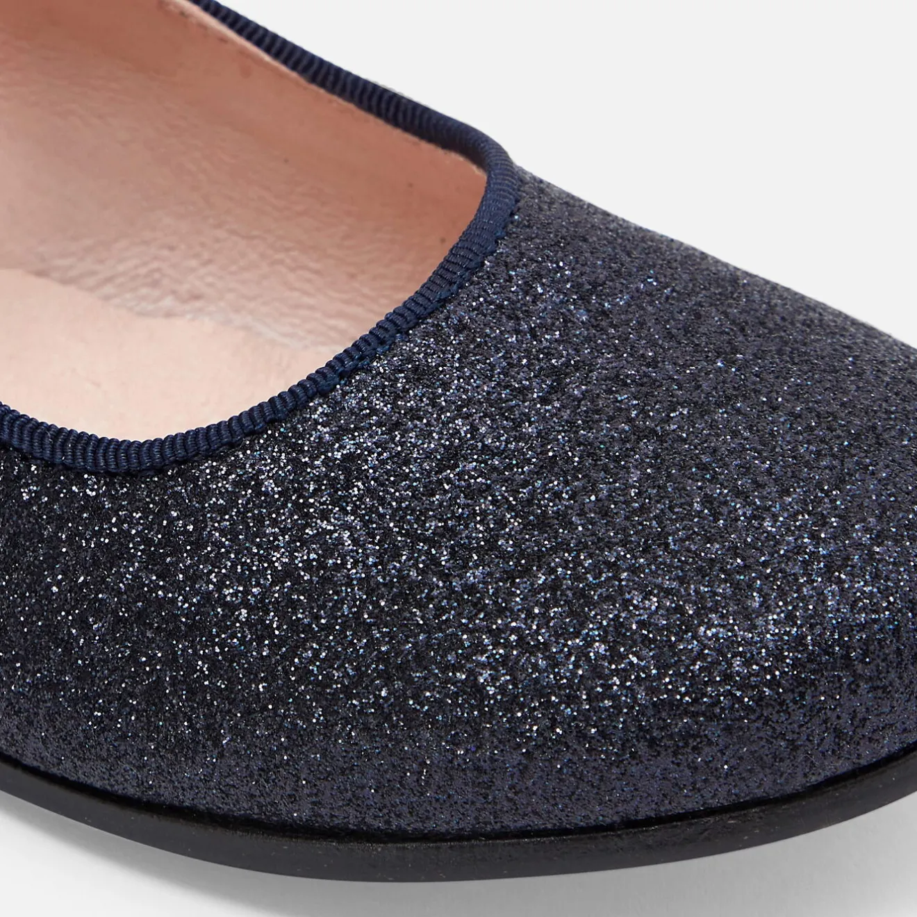 Babies, Charles Ix, Salomés Et Ballerines|Chaussures-Jacadi Charles IX enfant fille pailletées - marine MARINE JACADI