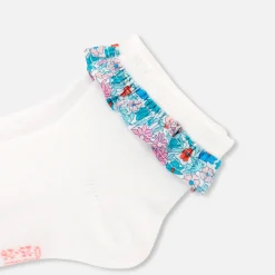 Accessoires-Jacadi Chaussettes bébé fille à volant - blanc BLANC JACADI