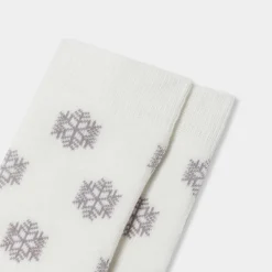 Accessoires-Jacadi Chaussettes hautes enfant garçon - GRIS/BLANC