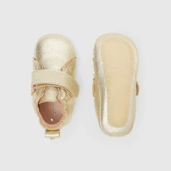Chaussons|Chaussures-Jacadi Chaussons bébé fille - OR