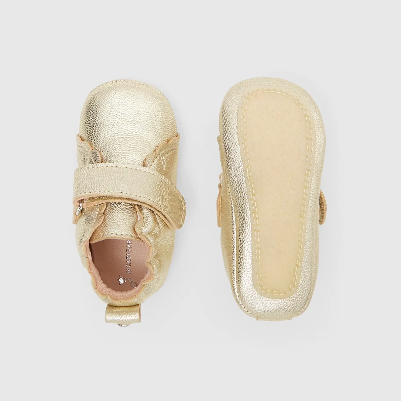 Chaussons|Chaussures-Jacadi Chaussons bébé fille - OR