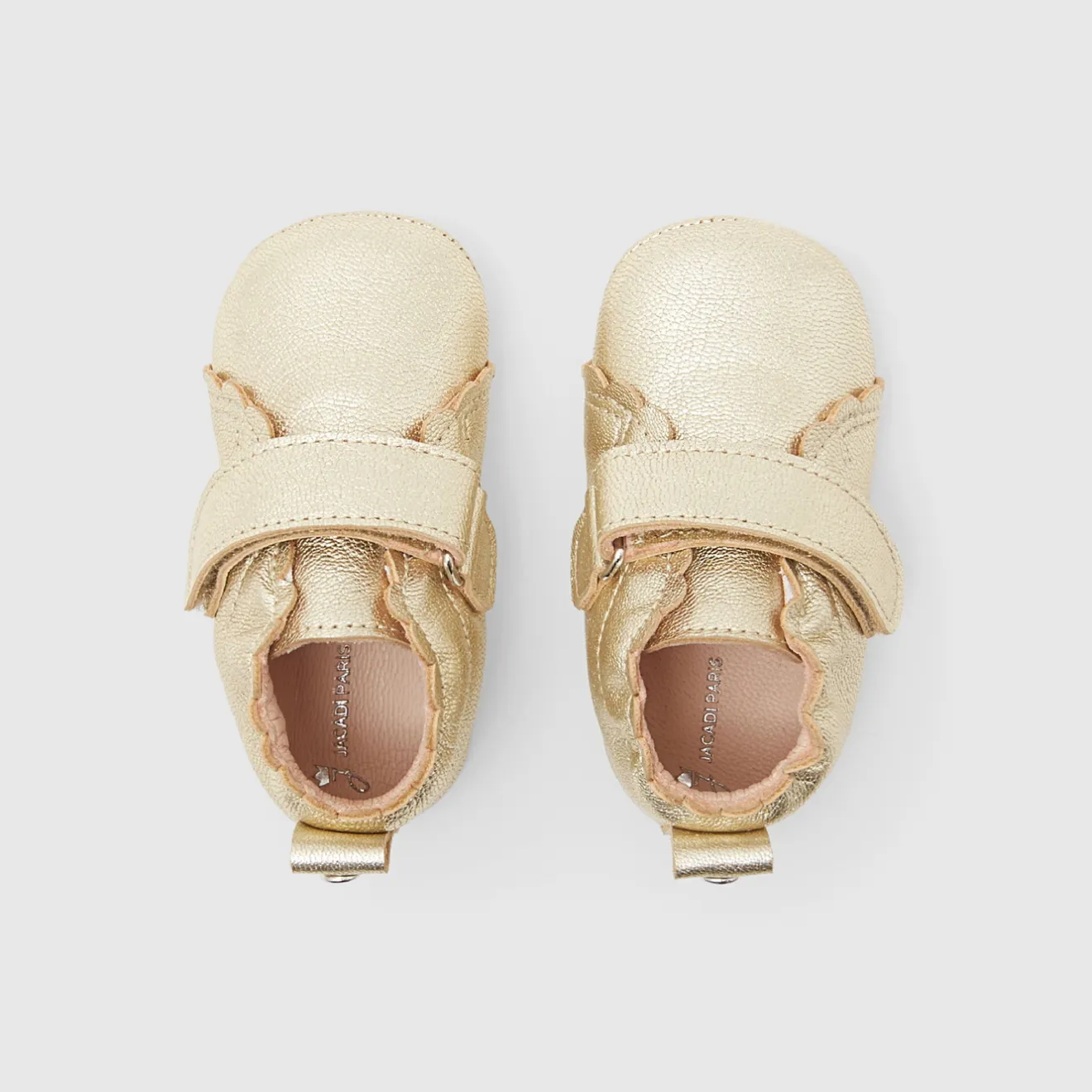 Chaussons|Chaussures-Jacadi Chaussons bébé fille - OR