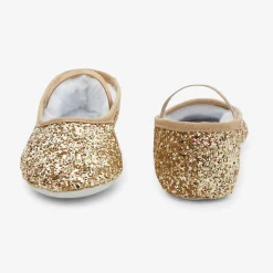Chaussures|Chaussons-Jacadi Chaussons fourrés enfant fille - OR