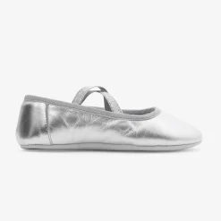 Chaussons|Chaussures En Toiles-Jacadi Chaussons fourrés enfant fille - ARGENT