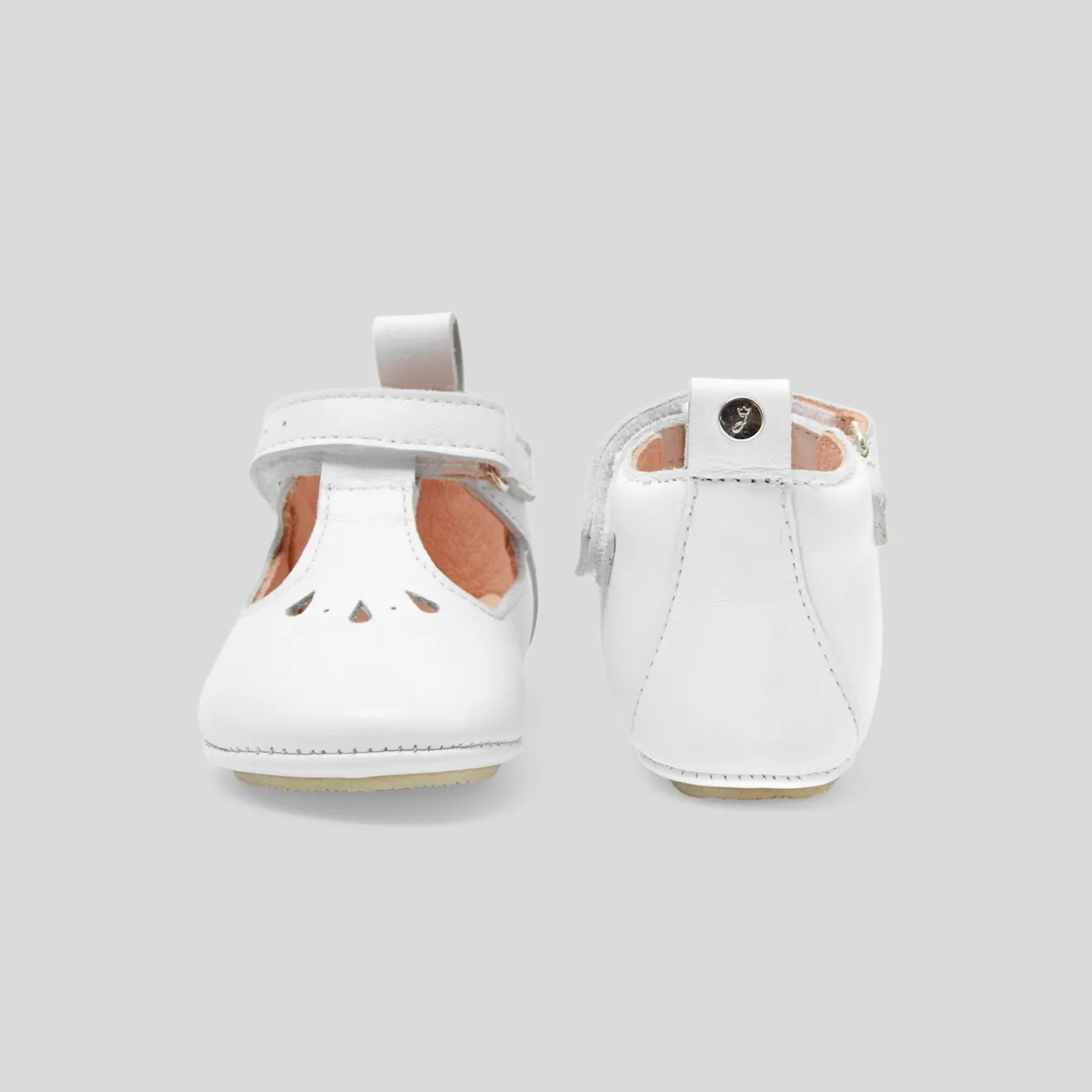 Chaussons|Chaussures-Jacadi Chaussons souples salomés bébé fille - blanc BLANC JACADI
