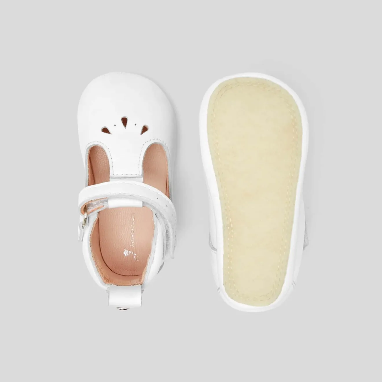 Chaussons|Chaussures-Jacadi Chaussons souples salomés bébé fille - blanc BLANC JACADI