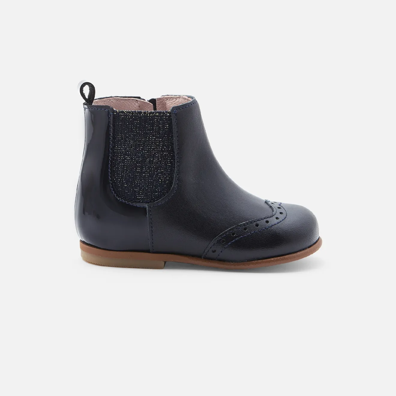 Boots Et Botillons-Jacadi Chelsea boots bébé fille - marine MARINE JACADI