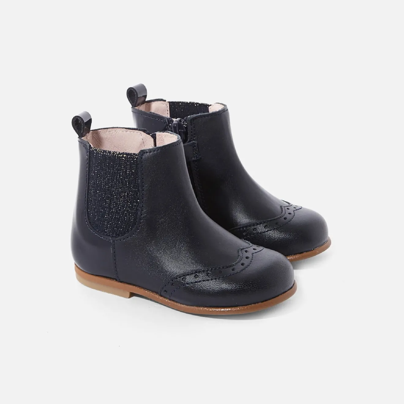 Boots Et Botillons-Jacadi Chelsea boots bébé fille - marine MARINE JACADI