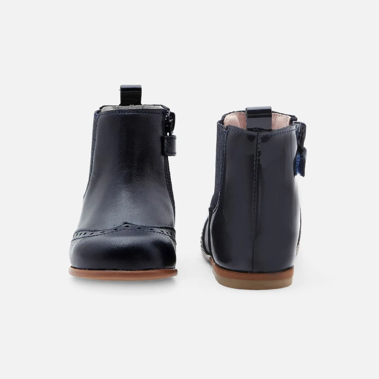 Boots Et Botillons-Jacadi Chelsea boots bébé fille - marine MARINE JACADI