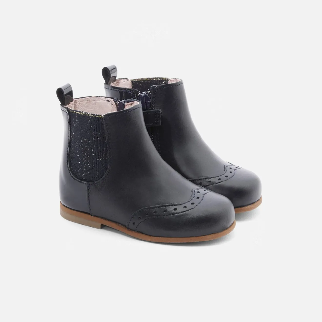 Boots Et Botillons-Jacadi Chelsea boots bébé fille - marine MARINE JACADI