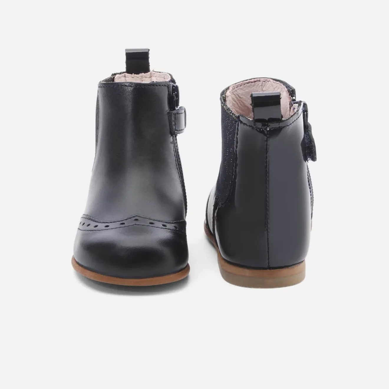 Boots Et Botillons-Jacadi Chelsea boots bébé fille - marine MARINE JACADI