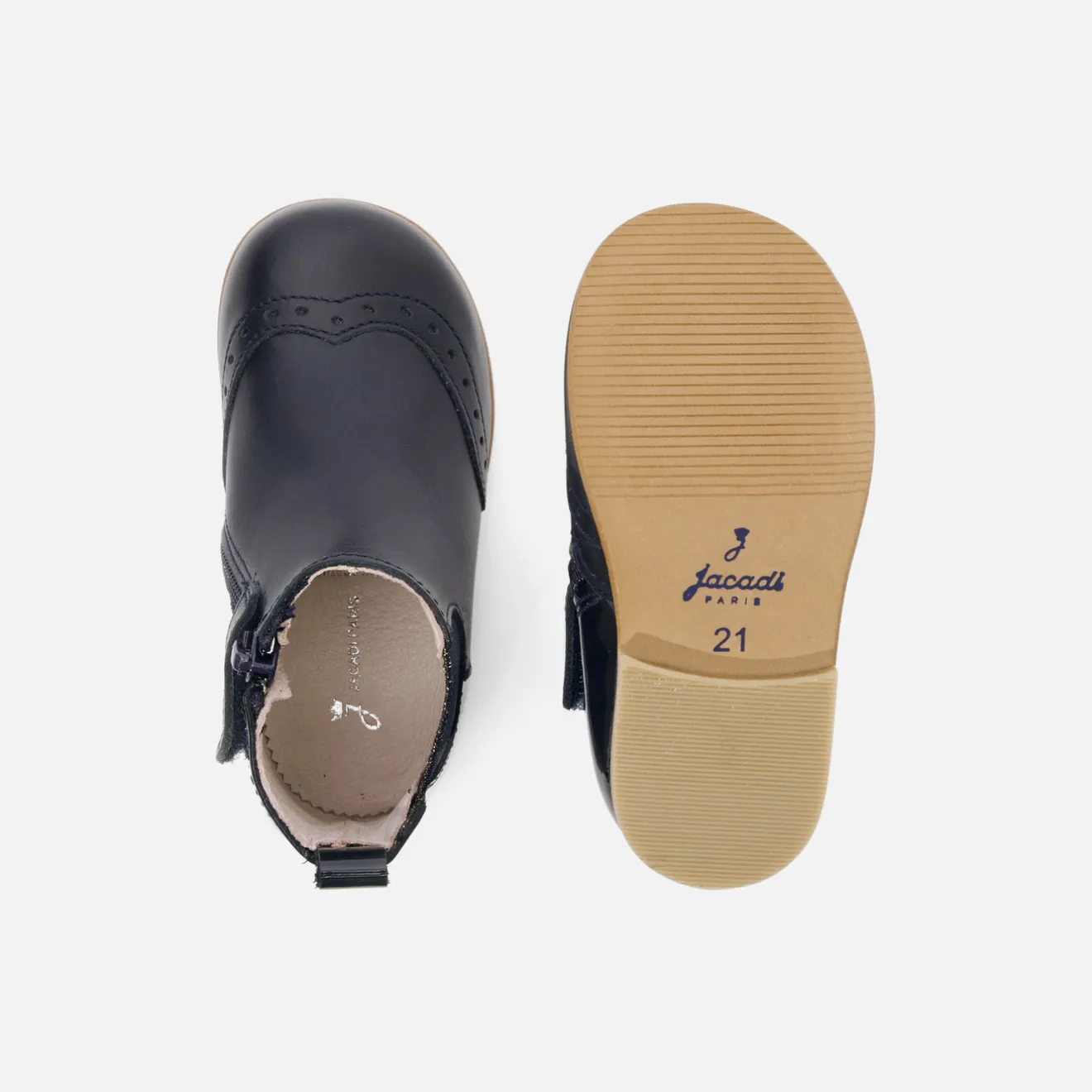 Boots Et Botillons-Jacadi Chelsea boots bébé fille - marine MARINE JACADI