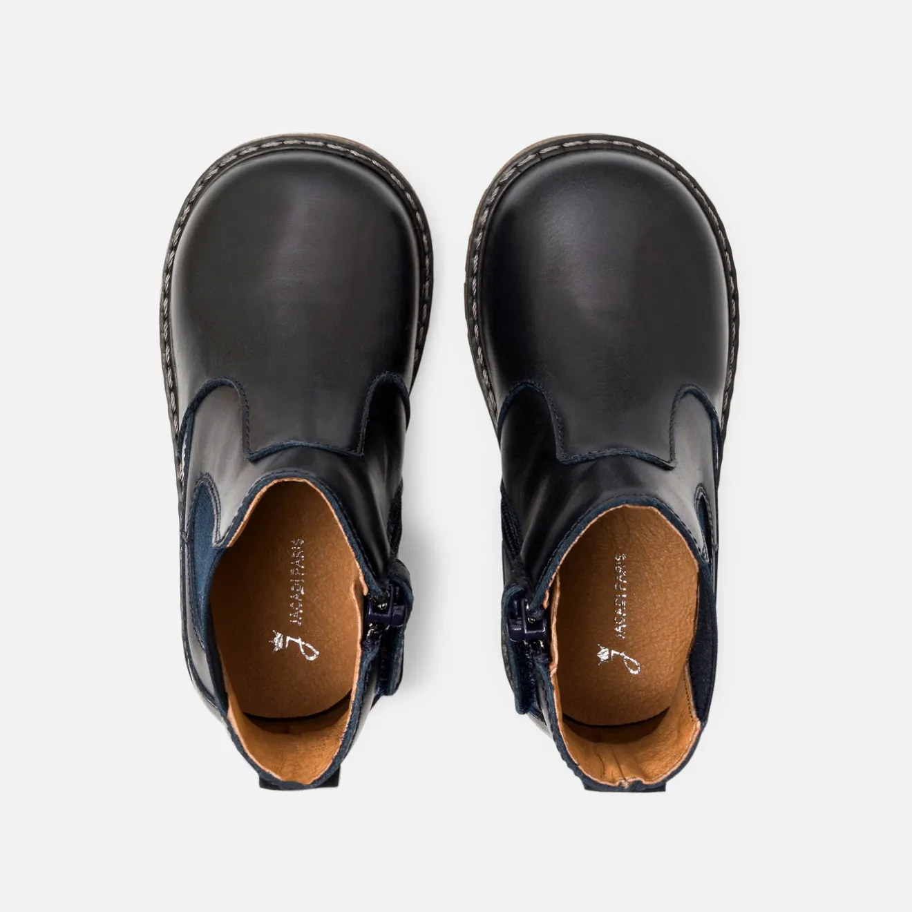 Boots Et Bottillons-Jacadi Chelsea boots bébé garçon - marine MARINE JACADI