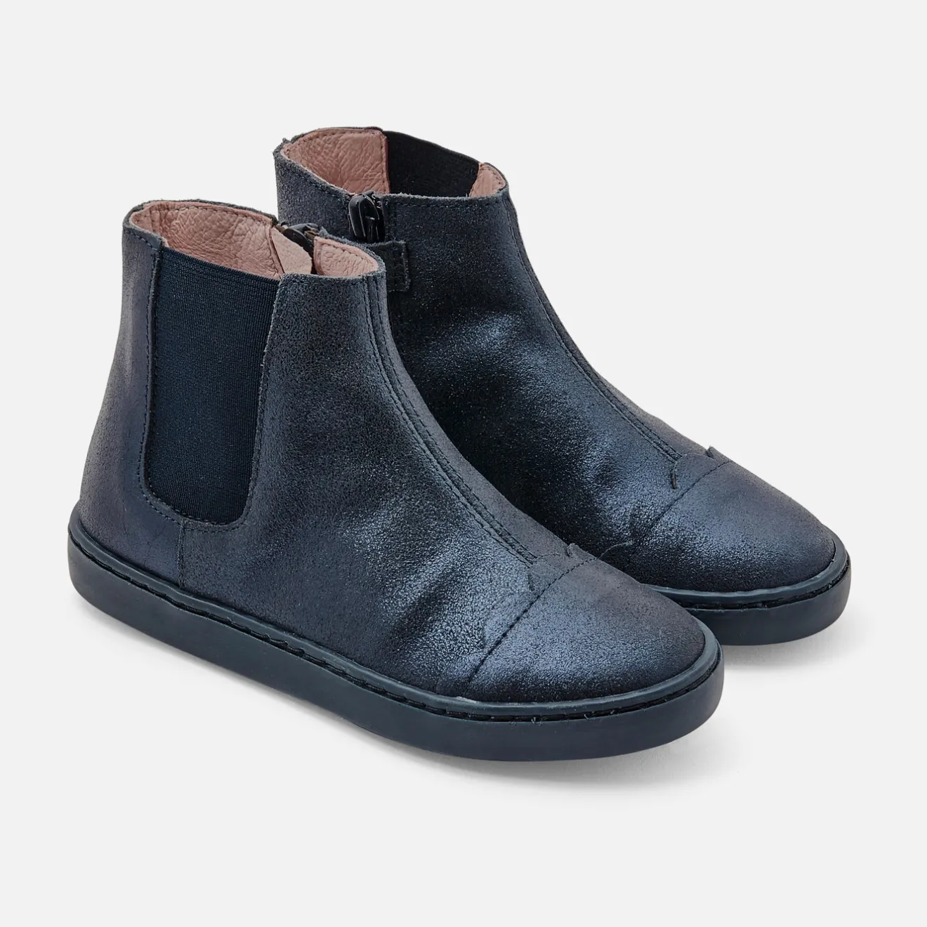 Boots Et Botillons|Chaussures-Jacadi Chelsea boots enfant fille - BLEU
