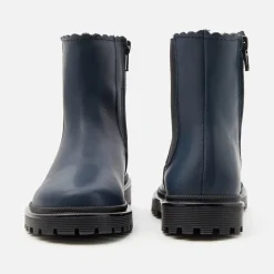 Boots Et Botillons|Chaussures-Jacadi Chelsea boots enfant fille en cuir lisse - marine MARINE JACADI