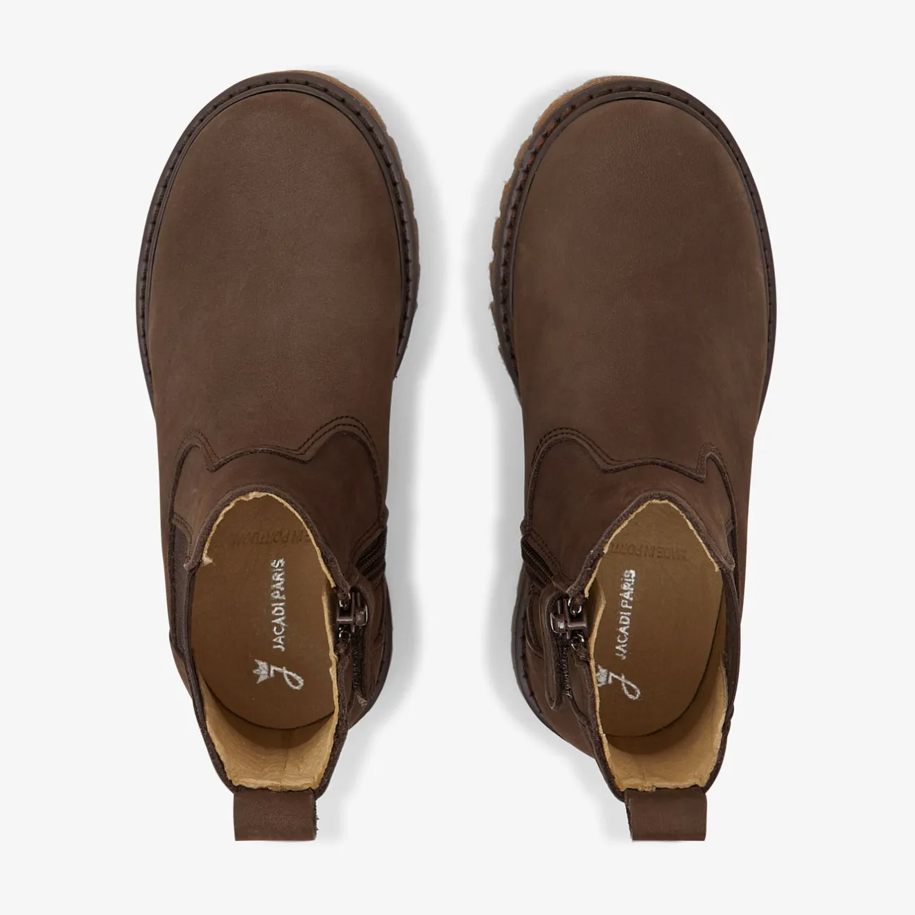 Boots Et Bottillons|Chaussures-Jacadi Chelsea boots enfant garçon - MARRON