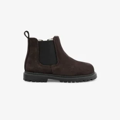 Boots Et Bottillons|Chaussures Fourrées-Jacadi Chelsea boots fourrées bébé garçon - MARRON