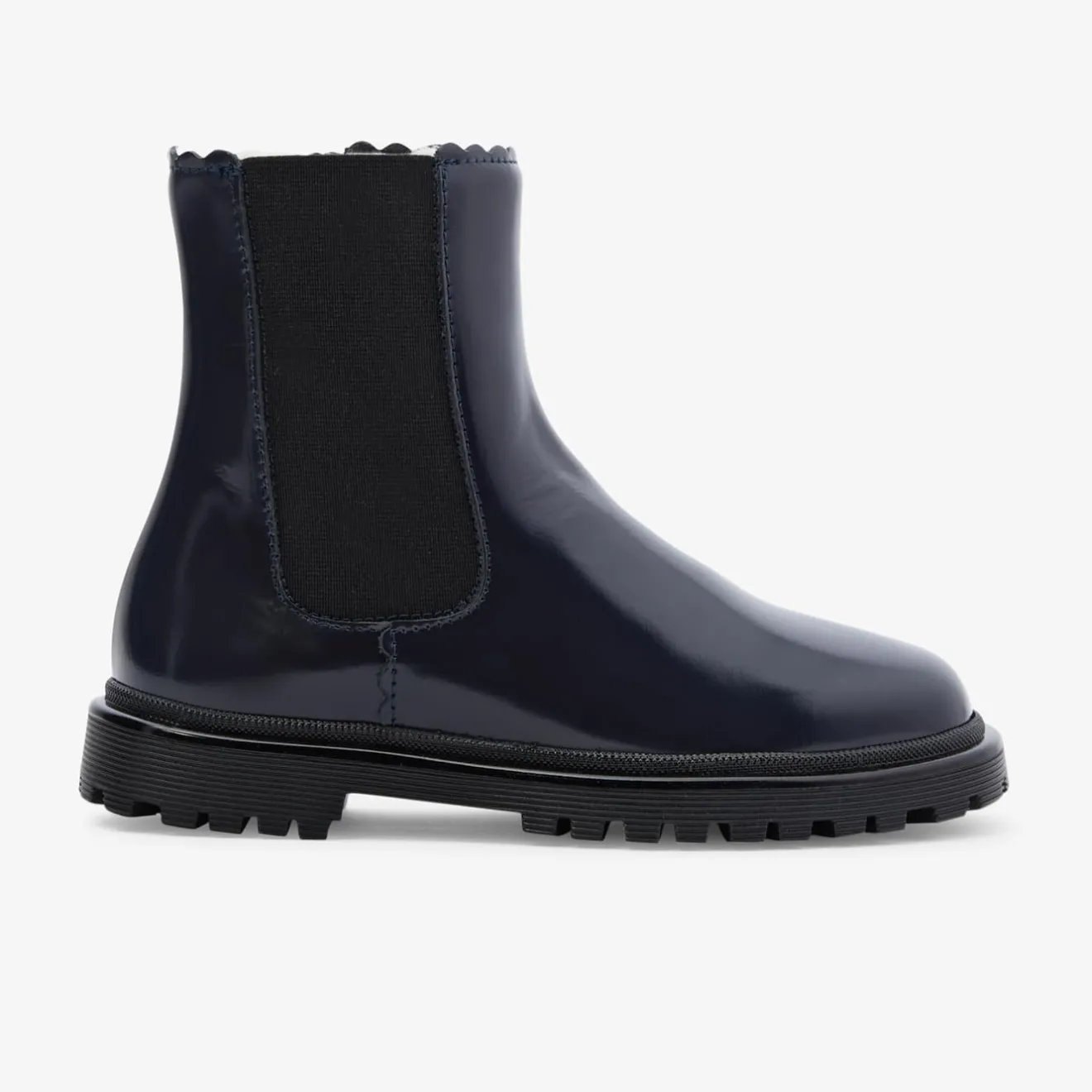 Chaussures Fourrées|Boots Et Botillons-Jacadi Chelsea boots fourrées enfant fille - marine MARINE JACADI