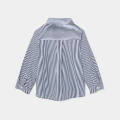 Chemise-Jacadi Chemise à rayures bébé garçon - BLANC/BLEU