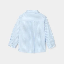 Chemise-Jacadi Chemise bébé garçon - BLANC/CIEL