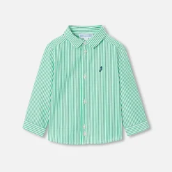Chemise-Jacadi Chemise bébé garçon - BLANC/VERT