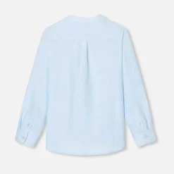 Chemise-Jacadi Chemise en lin enfant garçon - BLEU TOILE