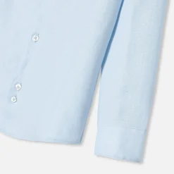 Chemise-Jacadi Chemise en lin enfant garçon - BLEU TOILE