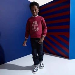 Chemise-Jacadi Chemise enfant garçon en popeline rayée - BLANC/ROUGE