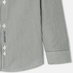 Chemise-Jacadi Chemise enfant garçon en popeline rayée - BLANC/GRIS