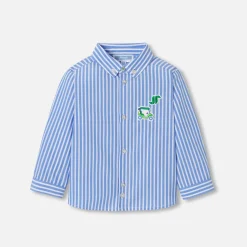 Chemise-Jacadi Chemise rayée bébé garçon - BLANC/BLEU