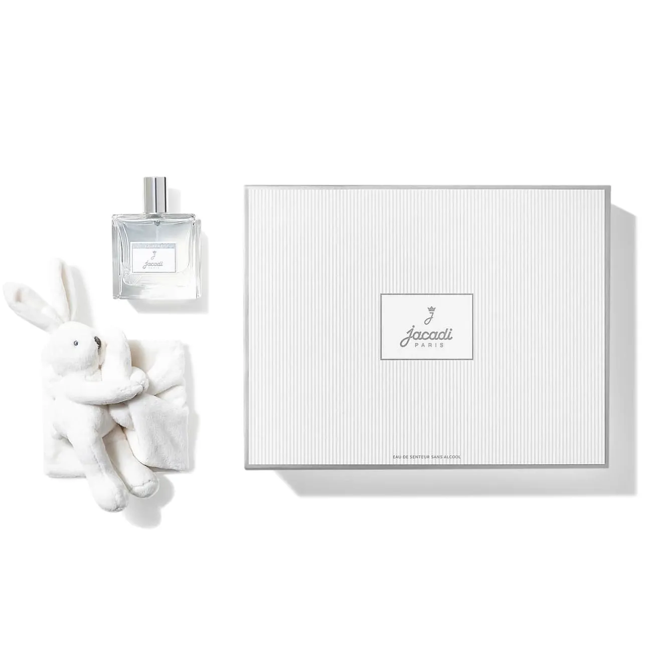 Eaux Parfumées|Parfums Et Soins-Jacadi Coffret bébé doudou et Eau de senteur 100 ml BLANC/GRIS
