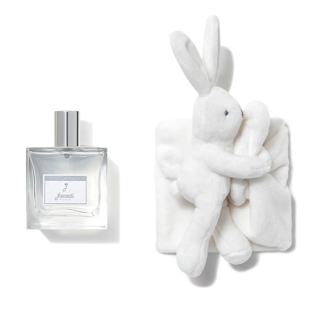 Eaux Parfumées|Parfums Et Soins-Jacadi Coffret bébé doudou et Eau de senteur 100 ml BLANC/GRIS