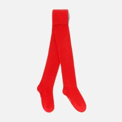 Accessoires-Jacadi Collants unis enfant fille - ORANGE VIF