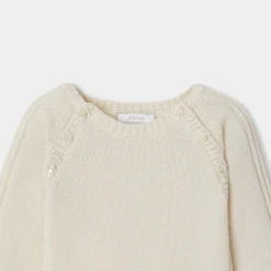 Combinaison, Barboteuse Et Ensemble-Jacadi Combinaison bébé en cachemire - blanc doux BLANC DOUX JACADI