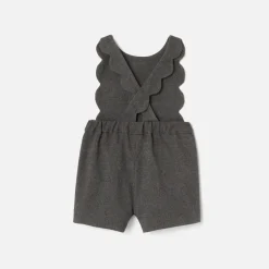 Combinaison Et Ensemble-Jacadi Combinaison bébé fille - gris anthracite GRIS ANTHRACITE JACADI