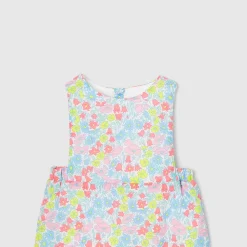 Combinaison, Barboteuse Et Ensemble-Jacadi Combinaison bébé fille en tissu Liberty - lore BLANC/MULTICO