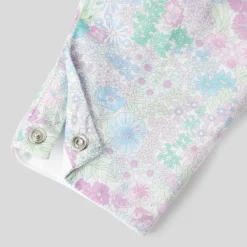 Combinaison, Barboteuse Et Ensemble-Jacadi Combinaison bébé fille en tissu Liberty - lore BLANC/MULTICO