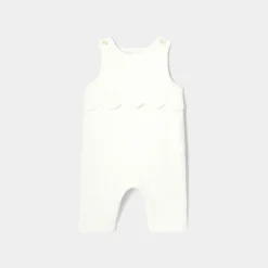 Combinaison, Barboteuse Et Ensemble-Jacadi Combinaison bébé fille en velours côtelé - blanc doux BLANC DOUX JACADI