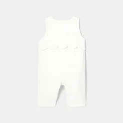 Combinaison, Barboteuse Et Ensemble-Jacadi Combinaison bébé fille en velours côtelé - blanc doux BLANC DOUX JACADI