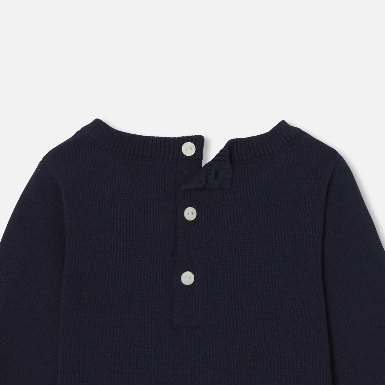 Combinaison, Barboteuse Et Ensemble-Jacadi Combinaison bébé garçon en tricot - lore MARINE/MULTICO