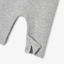 Combinaison, Barboteuse Et Ensemble-Jacadi Combinaison bébé garçon en tricot - gris chine clair GRIS CHINE CLAIR JACADI