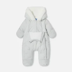 Manteaux, Vestes Et Combi Pilote|Manteaux, Vestes Et Combi Pilote-Jacadi Combinaison pilote bébé - GRIS GIVRE
