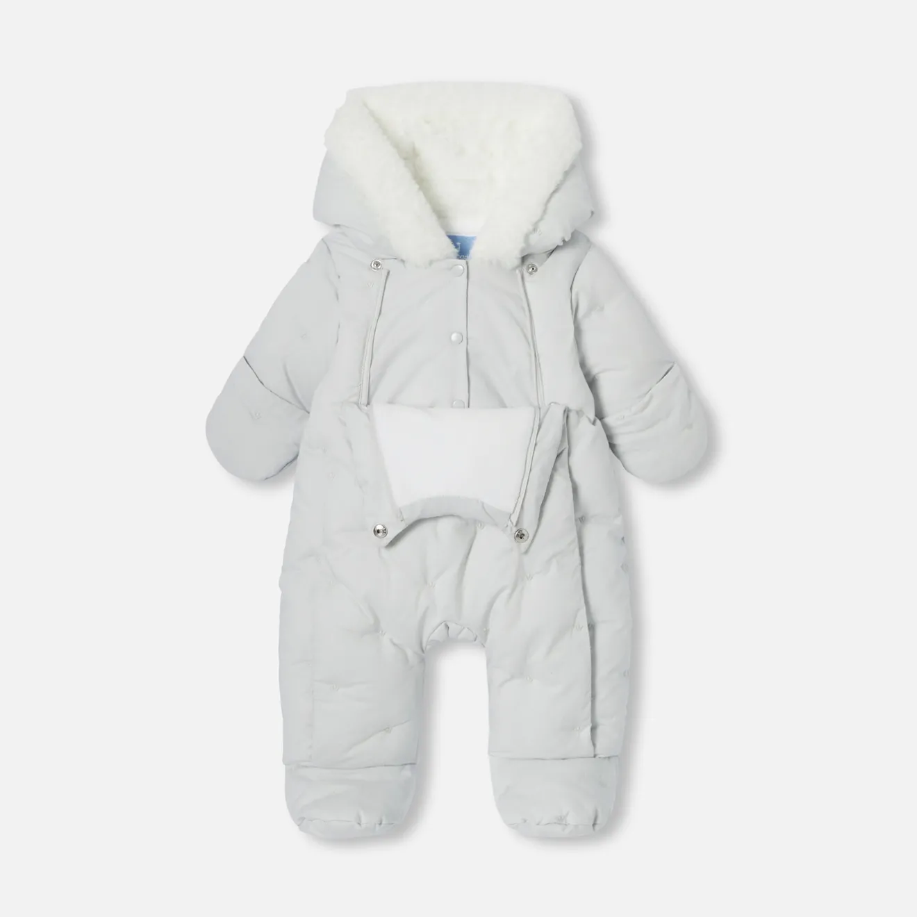 Manteaux, Vestes Et Combi Pilote|Manteaux, Vestes Et Combi Pilote-Jacadi Combinaison pilote bébé - GRIS GIVRE