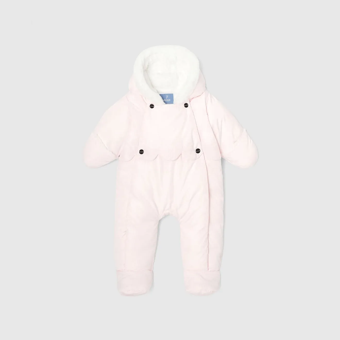 Manteaux, Vestes Et Combi Pilote|Manteau Et Combi-Pilote-Jacadi Combinaison pilote bébé fille - rose pale ROSE PALE JACADI