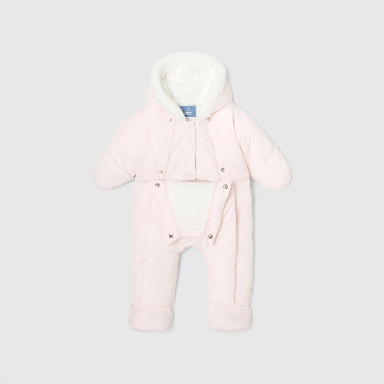 Manteaux, Vestes Et Combi Pilote|Manteau Et Combi-Pilote-Jacadi Combinaison pilote bébé fille - rose pale ROSE PALE JACADI