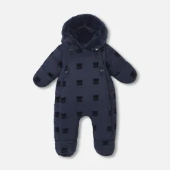 Manteaux, Vestes Et Combi Pilote|Manteau Et Combi-Pilote-Jacadi Combi-pilote en nylon bébé fille - marine MARINE JACADI