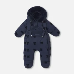 Manteaux, Vestes Et Combi Pilote|Manteau Et Combi-Pilote-Jacadi Combi-pilote en nylon bébé fille - marine MARINE JACADI