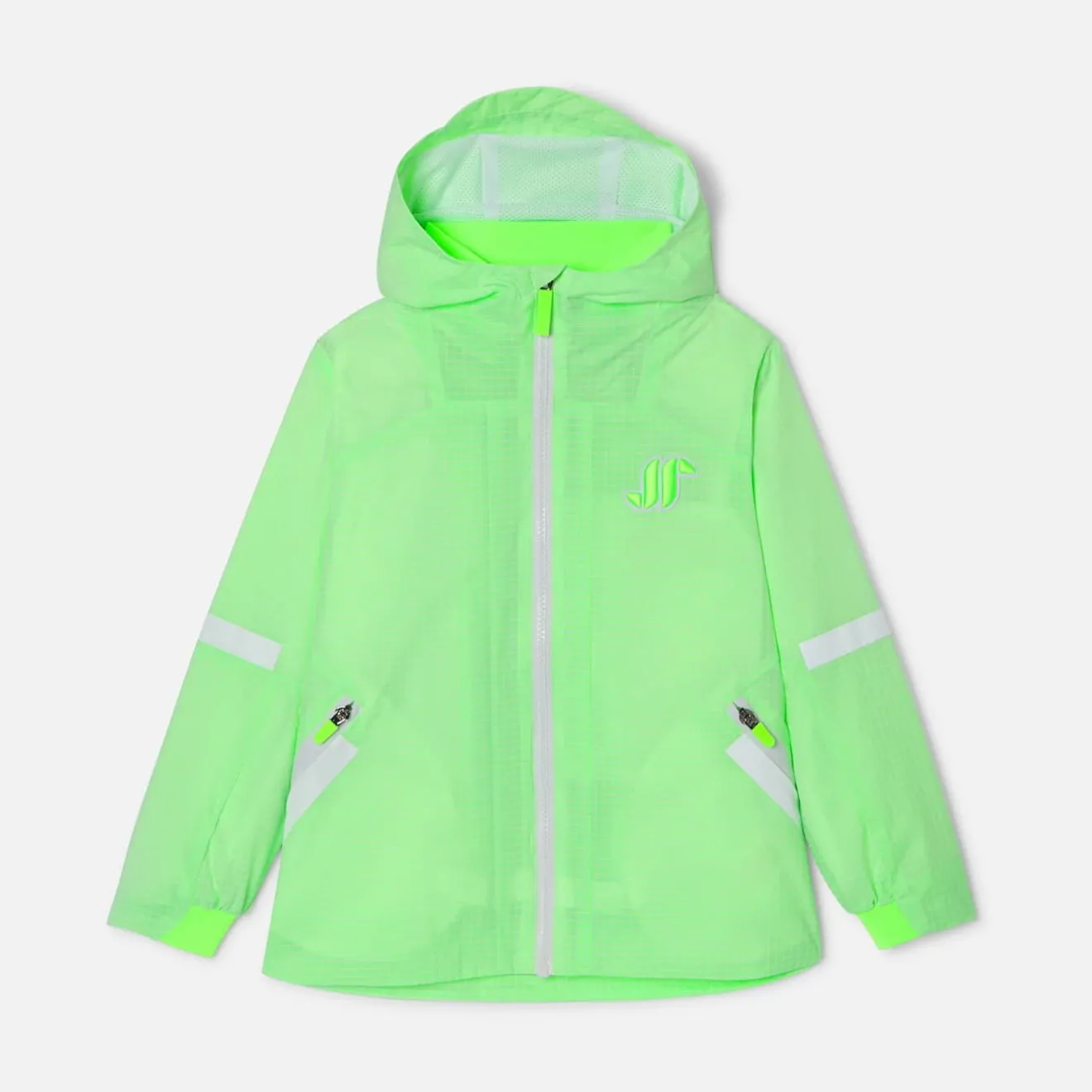 Manteau, Doudoune Et Veste|Manteau, Doudoune Et Veste-Jacadi Coupe-vent enfant - BLANC/VERT