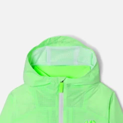 Manteau, Doudoune Et Veste|Manteau, Doudoune Et Veste-Jacadi Coupe-vent enfant - BLANC/VERT