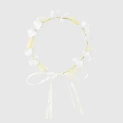 Accessoires-Jacadi Couronne de fleurs bébé fille - blanc BLANC JACADI